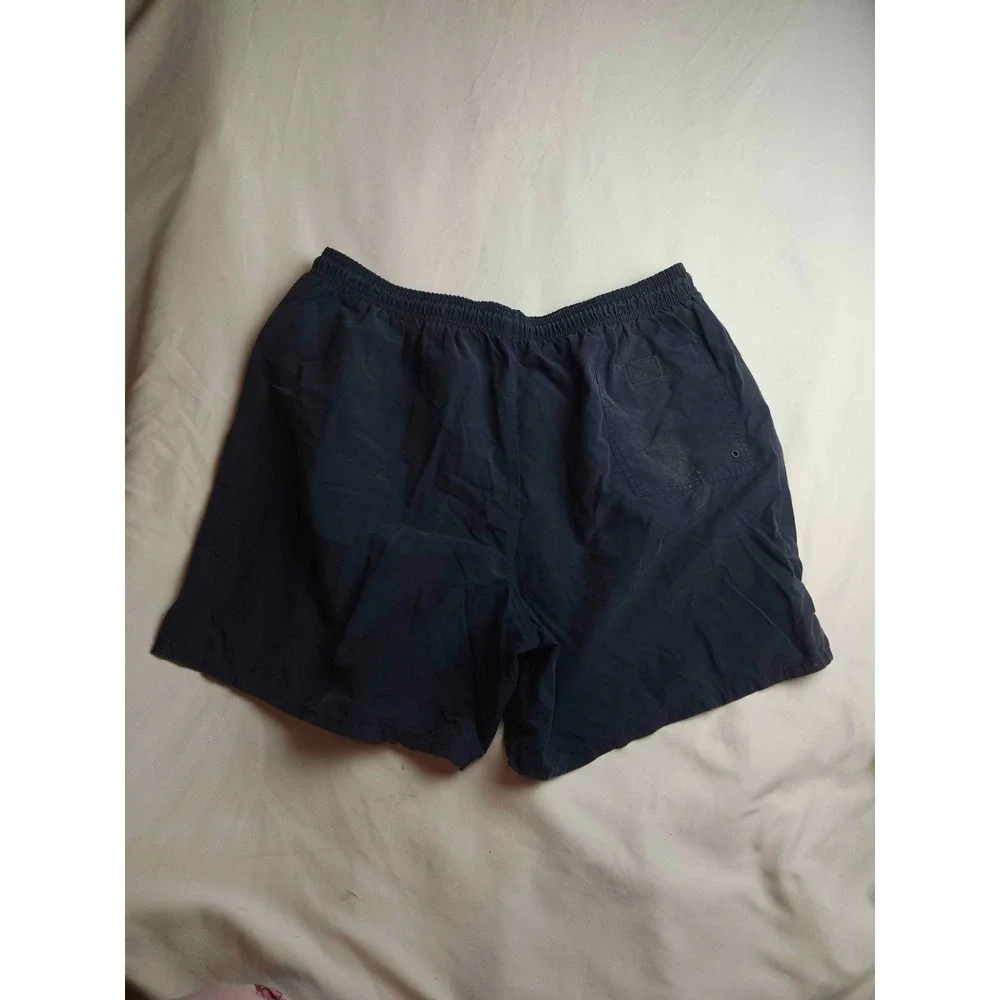 Brooks Brothers Swim Trunks Mens Large Navy Blue Mesh Lined Drawstring Beach